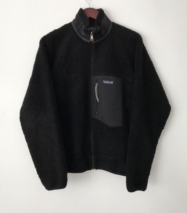 Patagonia Deep Pile Retro X Black Made In USA Jacket Fleece Size US M / EU 48-50 / 2 - 1 Preview