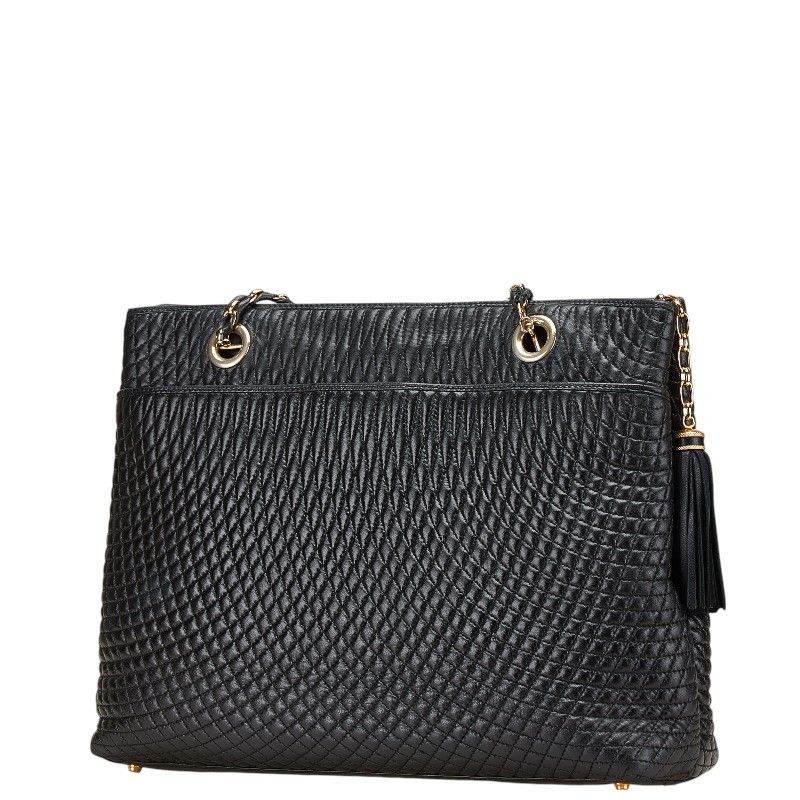 Bally Bally Bally Quilting Tassel Calf Leather Shoulder Bag Leather Shoulder Bag DUTY FREE for USA Size ONE SIZE - 2 Thumbnail