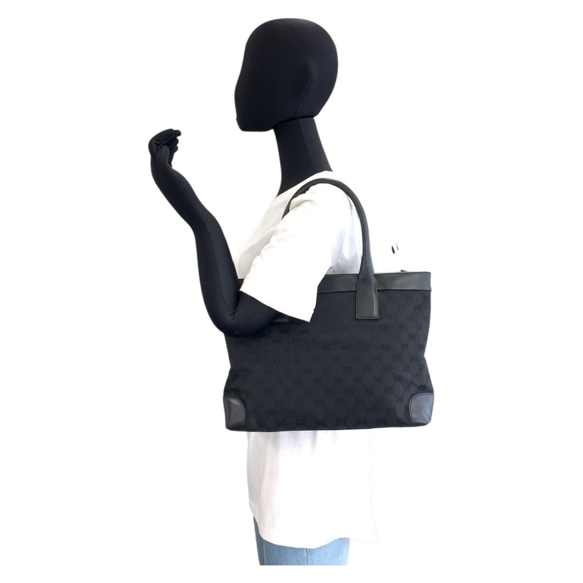 Gucci Gucci Gucci GG Canvas Leather 2way Bag Canvas Shoulder Bag 0021119 DUTY FREE for USA Size ONE SIZE - 5 Thumbnail