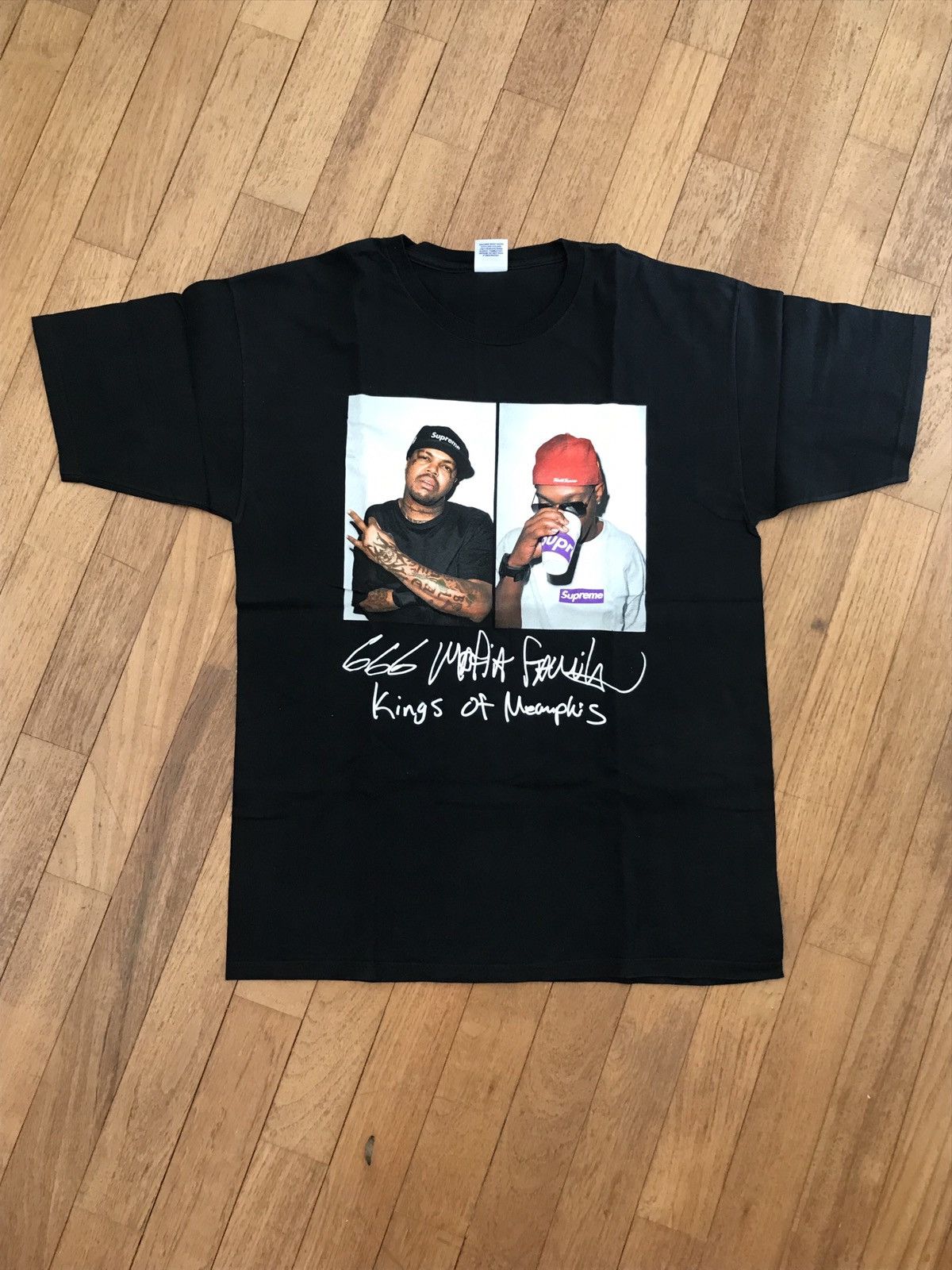 Supreme Supreme Three Six Mafia tee M | Grailed