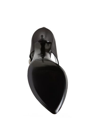 Saint Laurent Paris sean sandals in crepe satin and rhinestones Size US 10 / IT 40 - 5 Thumbnail
