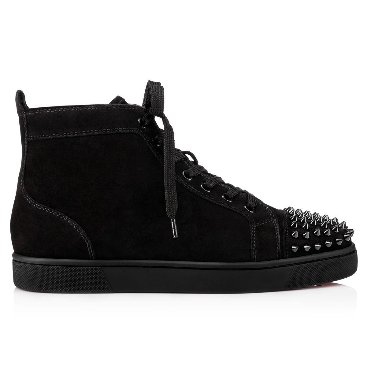 Christian Louboutin lou spikes flat suede Size US 12 / EU 45 - 3 Thumbnail