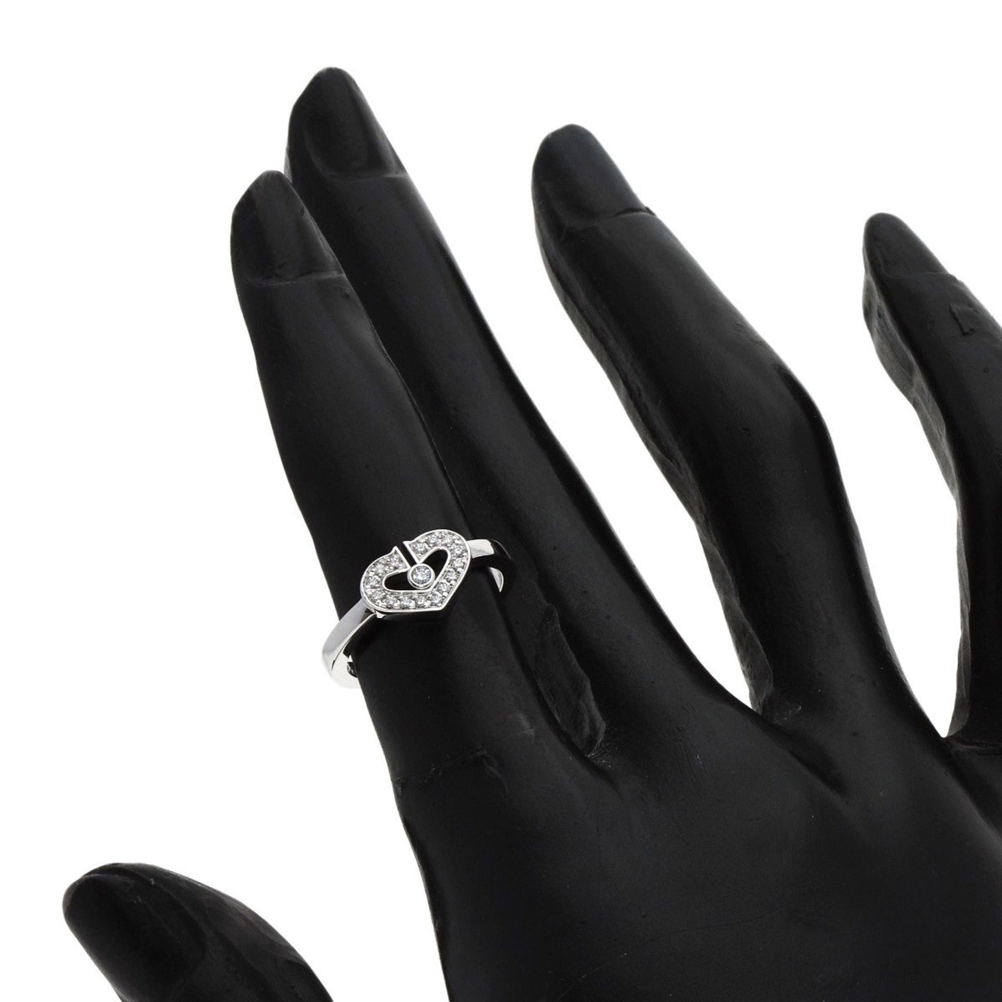 Cartier Cartier C heart ring Size ONE SIZE - 8 Thumbnail
