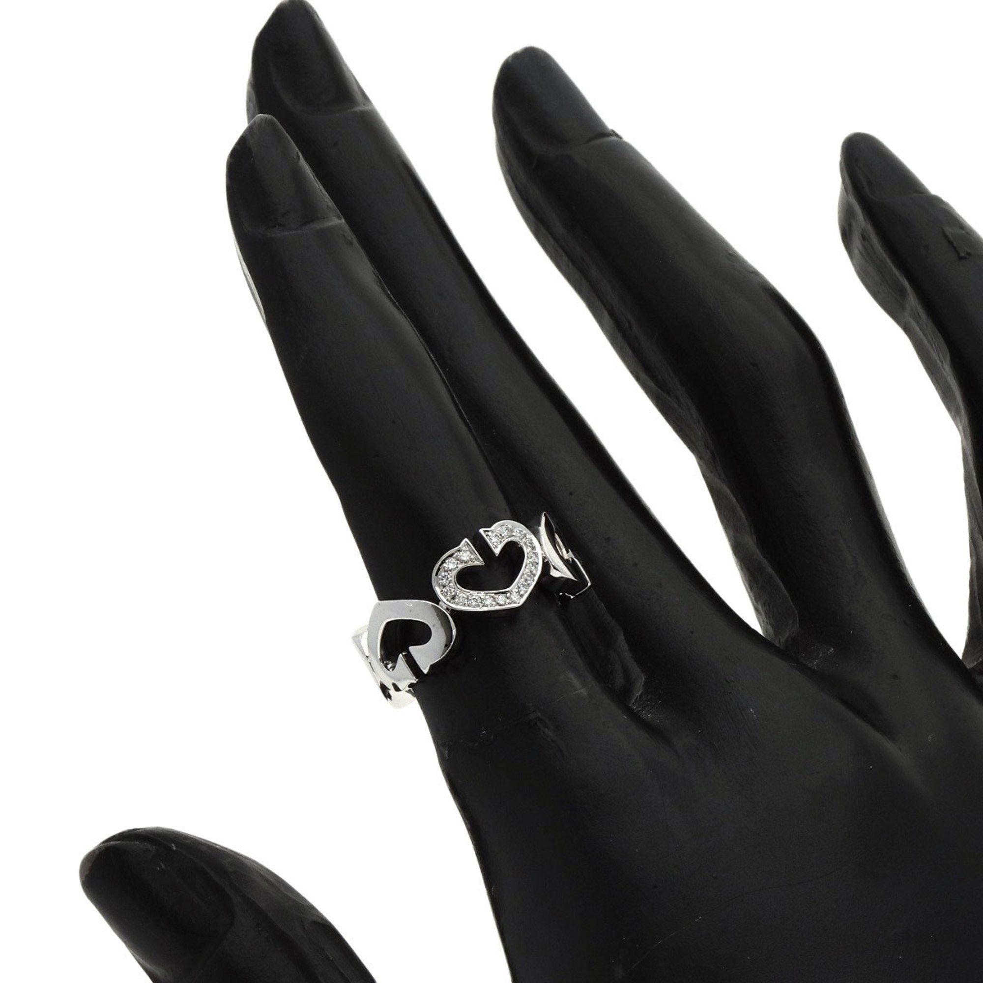 Cartier Cartier C heart ring Size ONE SIZE - 8 Thumbnail