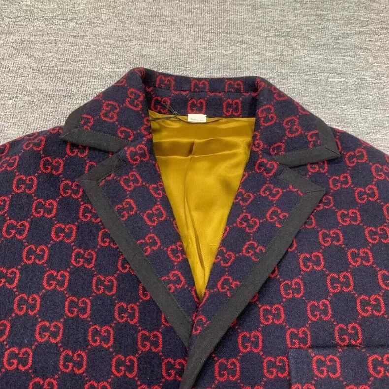 Gucci gucci double g print coat in new condition-dmc Size US L / EU 52-54 / 3 - 4 Thumbnail