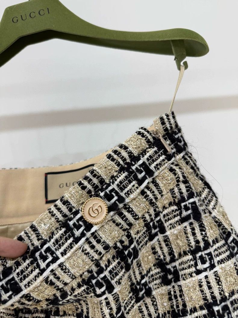Gucci Gucci GG Tweed A-Line Skirt Sale-dmc Size US 31 - 3 Thumbnail