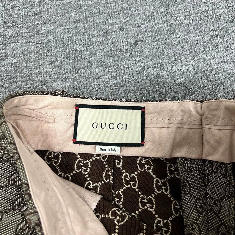 Gucci gucci double g print tailored shorts-dmc Size US 31 - 4 Thumbnail
