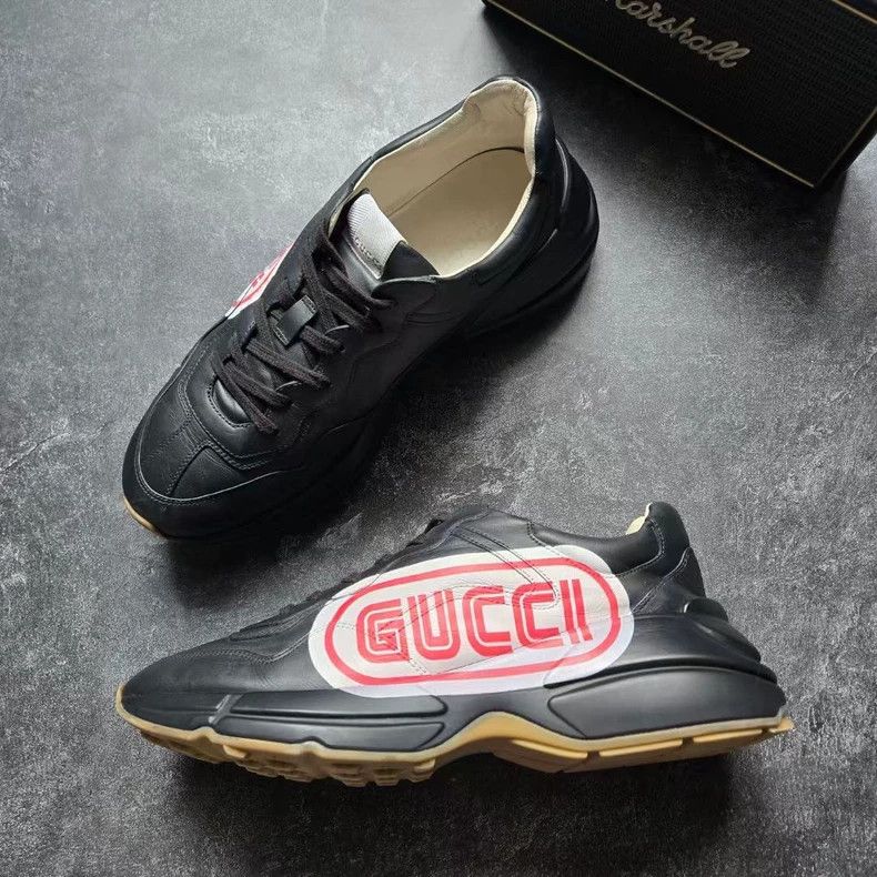 Gucci gucci black and red dad sneakers size 10-dmc Size US 10 / EU 43 - 2 Thumbnail