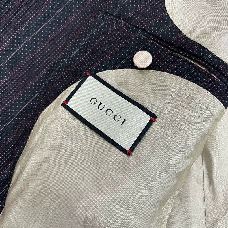 Gucci gucci striped double-breasted blazer-dmc Size US L / EU 52-54 / 3 - 5 Thumbnail