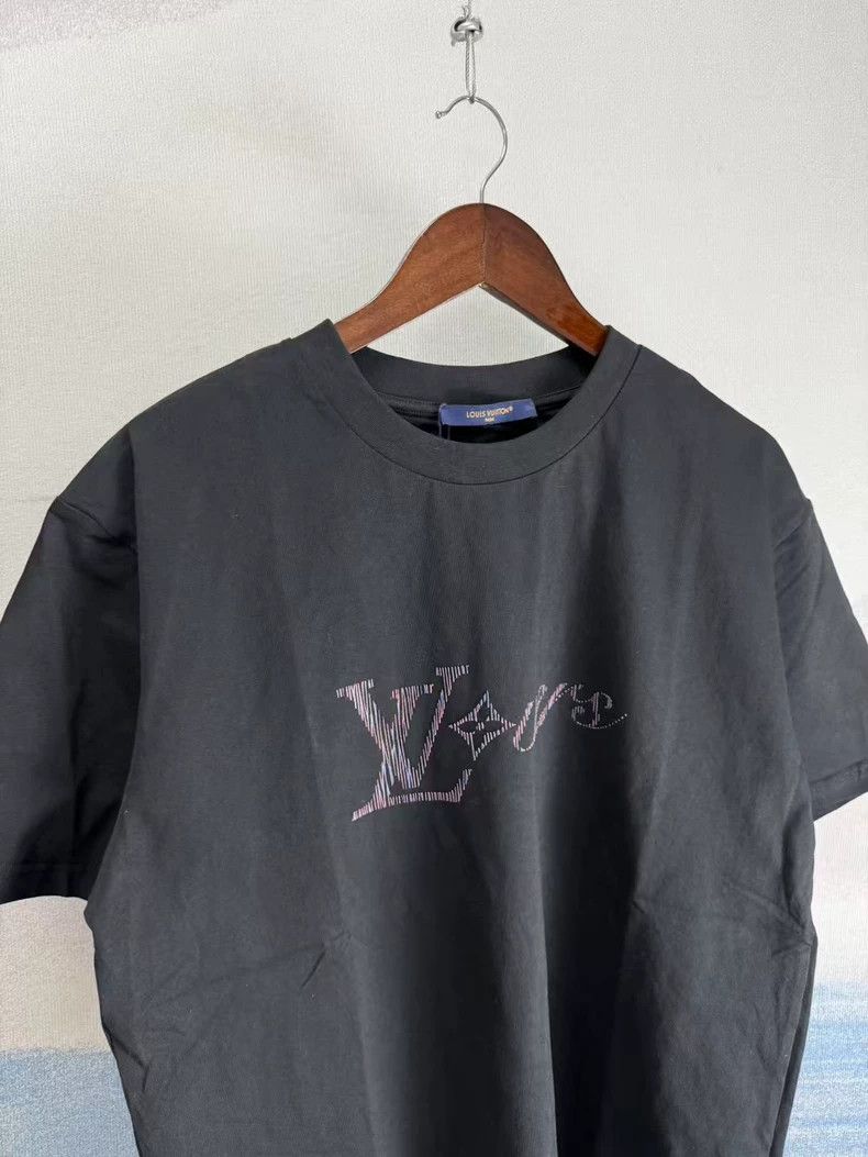 Louis Vuitton Louis Vuitton Black Gradient Short Sleeve Shirt-dmc Size US XL / EU 56 / 4 - 2 Thumbnail