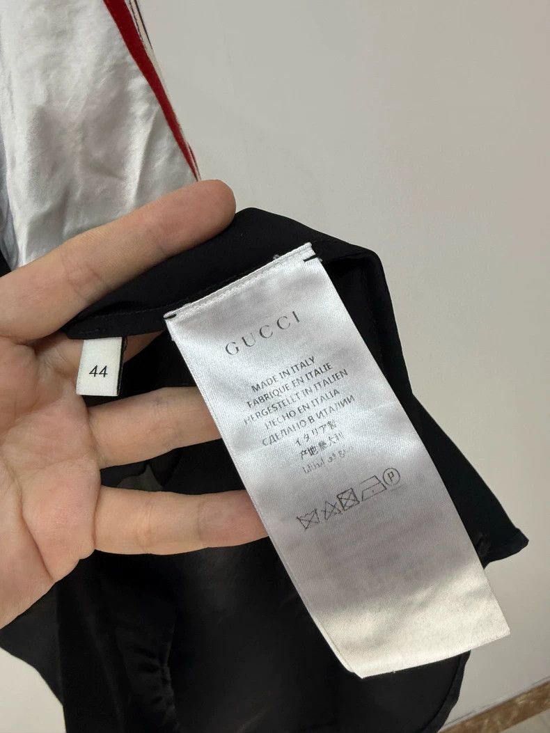 Gucci Gucci Black and Red Polo Shirt-dmc Size US L / EU 52-54 / 3 - 3 Thumbnail