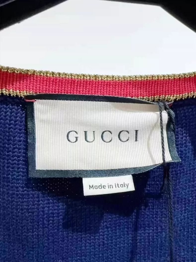 Gucci gucci striped anchor tank top in navy-dmc Size US L / EU 52-54 / 3 - 3 Thumbnail