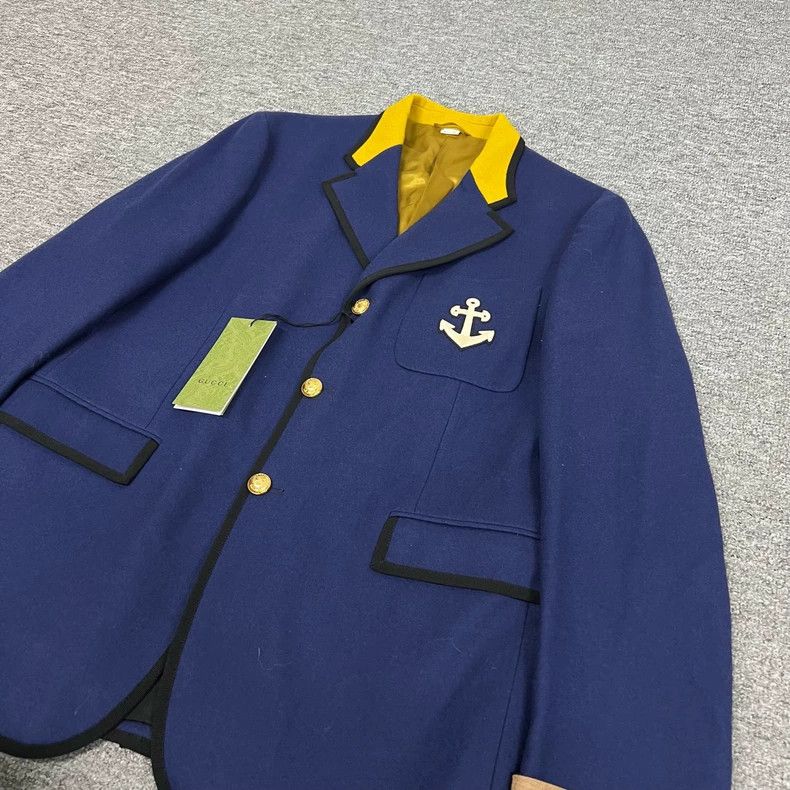Gucci Gucci Ivy League Style Blazer in Navy-dmc Size US M / EU 48-50 / 2 - 3 Thumbnail