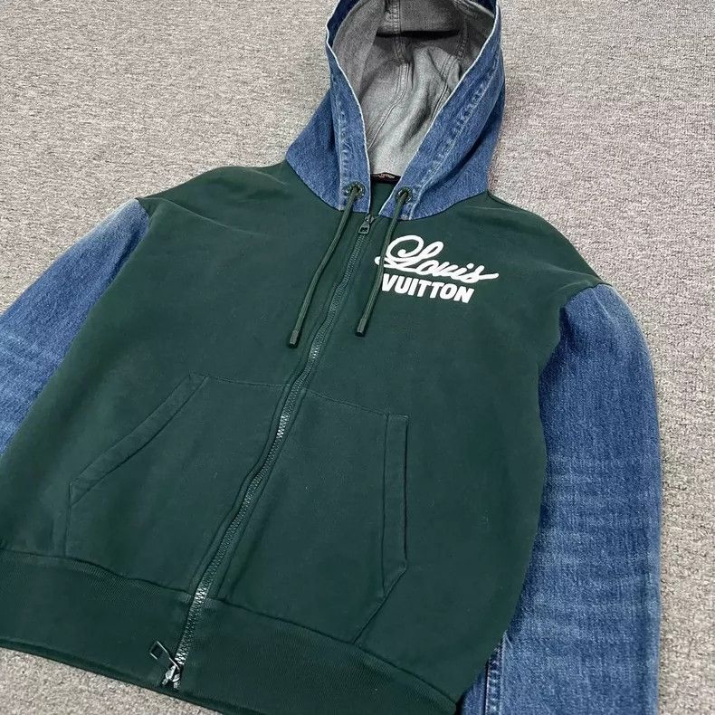 Louis Vuitton louis vuitton denim hooded jacket xs-dmc Size US XS / EU 42 / 0 - 3 Thumbnail