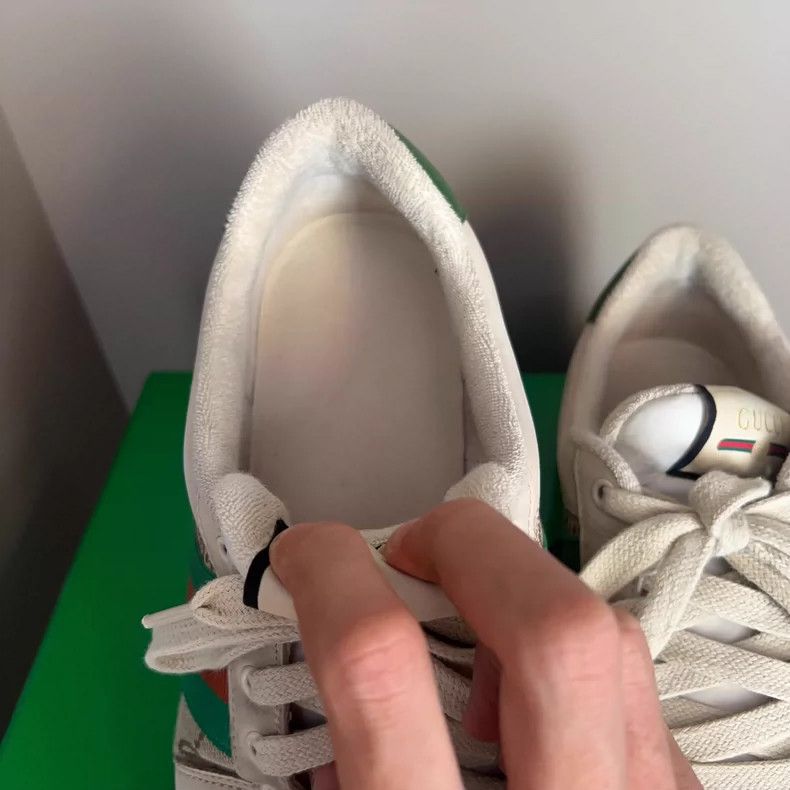 Gucci gucci screener leather low-top sneakers green-dmc Size US 9 / EU 42 - 9 Thumbnail