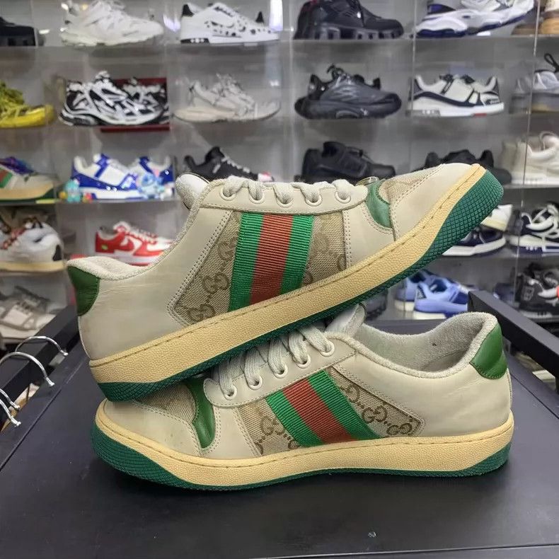 gucci dirty shoes size