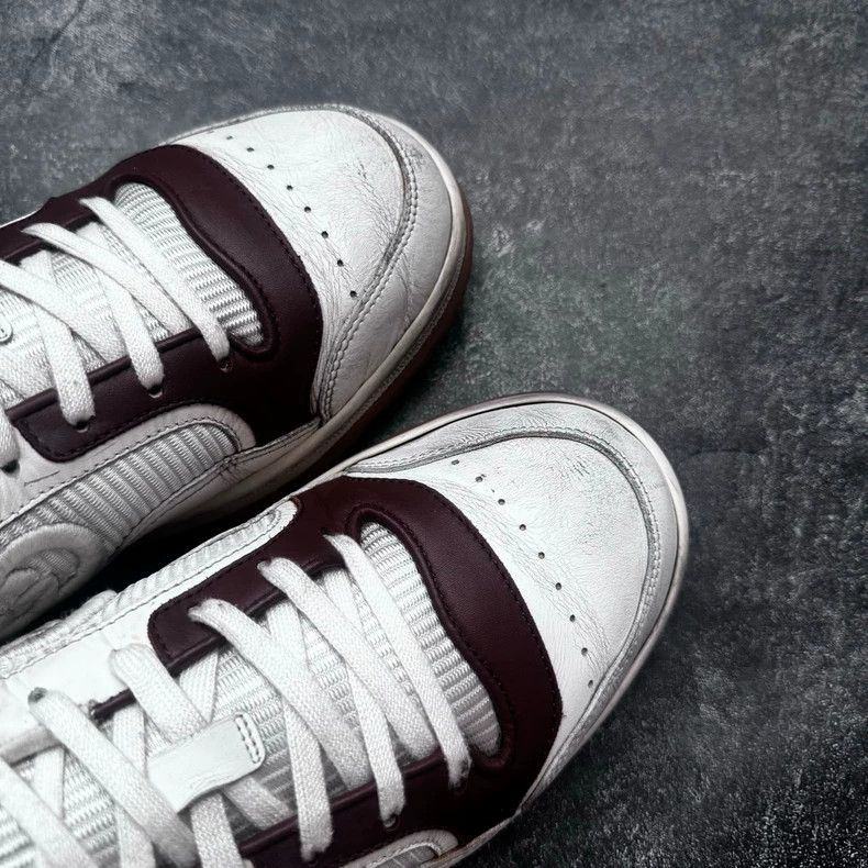 Gucci gucci distressed mac80 sneakers in white-dmc Size US 11 / EU 44 - 3 Thumbnail