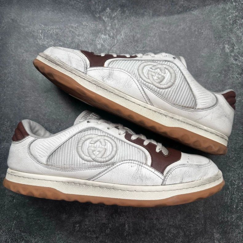 Gucci gucci distressed mac80 sneakers in white-dmc Size US 11 / EU 44 - 5 Thumbnail