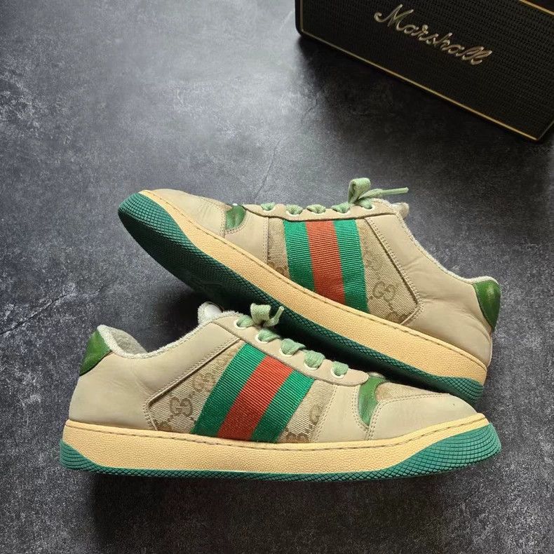 Gucci gucci distressed print sneakers size 7.5-dmc Size US 7.5 / EU 40-41 - 5 Thumbnail
