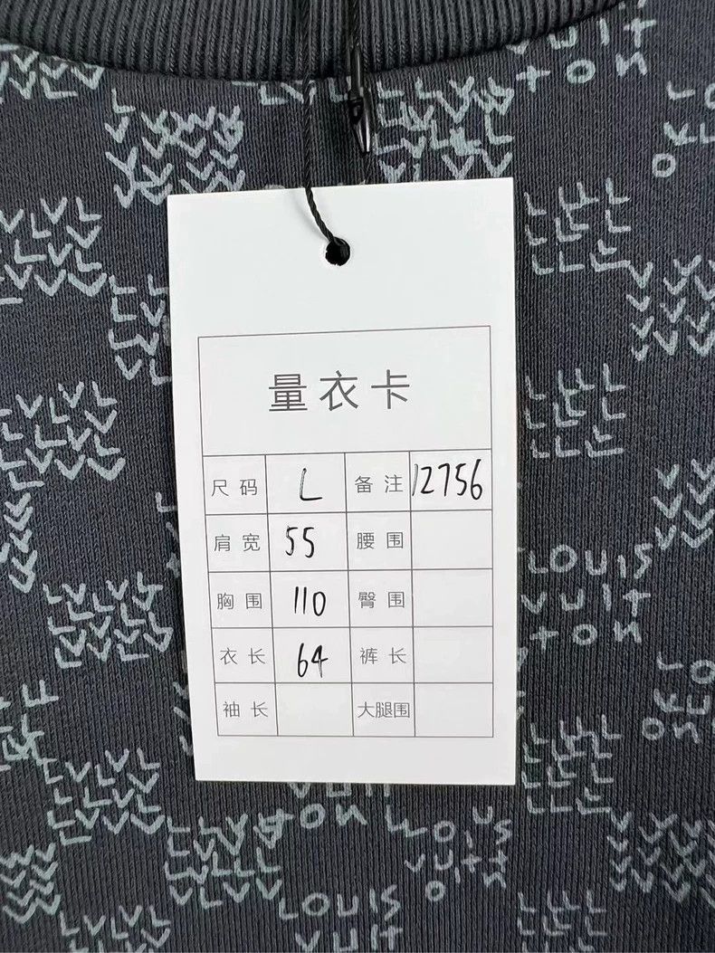 Louis Vuitton louis vuitton embroidered sweatshirt in gray-dmc Size US L / EU 52-54 / 3 - 4 Thumbnail