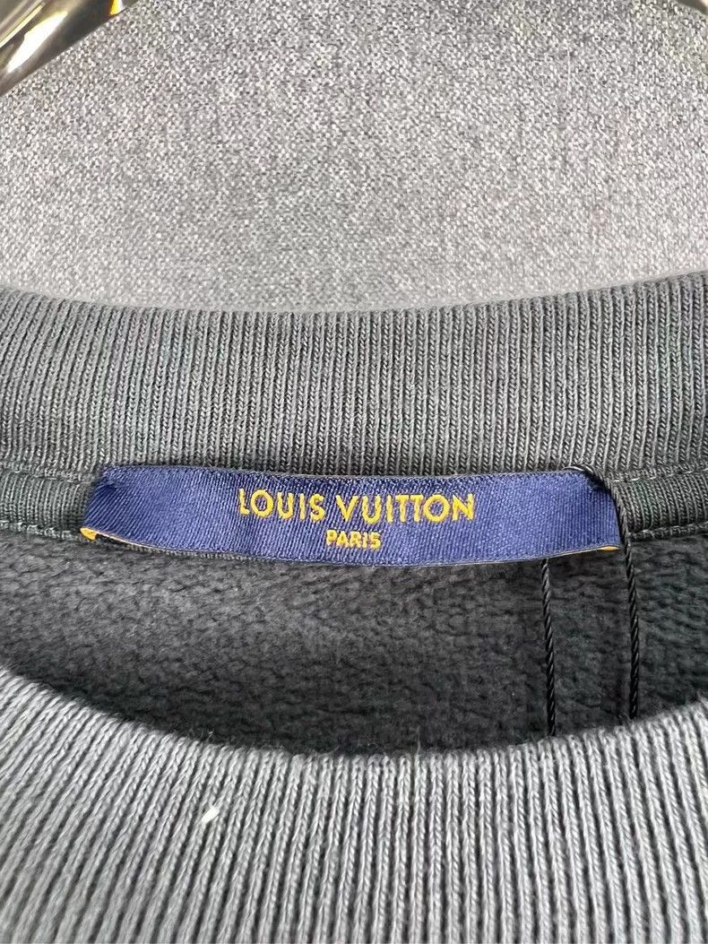 Louis Vuitton louis vuitton embroidered sweatshirt in gray-dmc Size US L / EU 52-54 / 3 - 2 Thumbnail