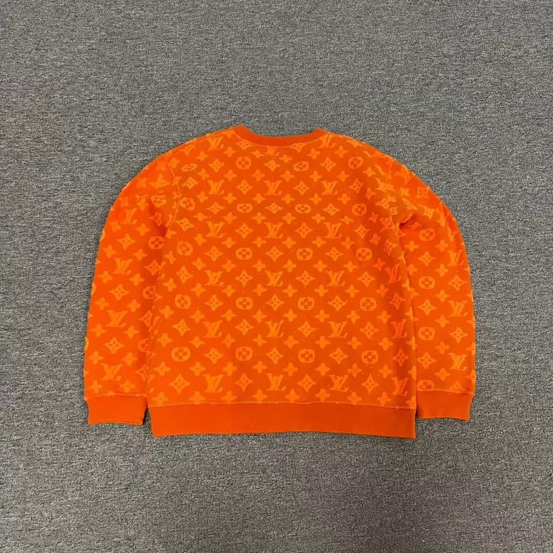 Louis Vuitton louis vuitton orange printed sweatshirt size M-dmc Size US M / EU 48-50 / 2 - 2 Thumbnail