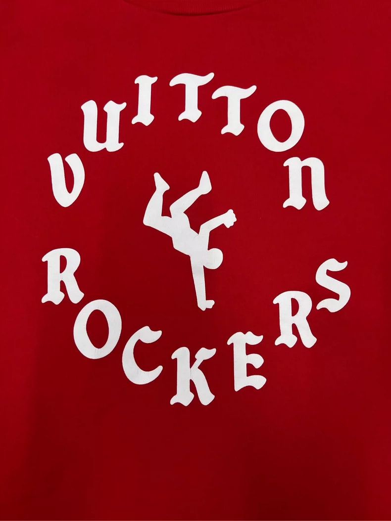 Louis Vuitton louis vuitton red logo long sleeve sweatshirt-dmc Size US S / EU 44-46 / 1 - 4 Thumbnail