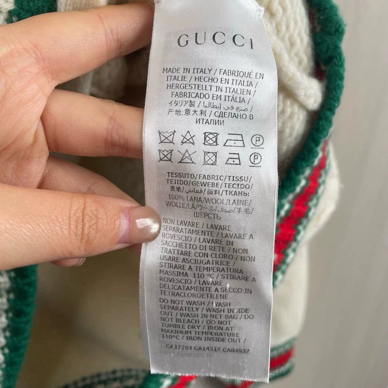 Gucci gucci knit zip-up sweater with stripes-dmc Size US XS / EU 42 / 0 - 4 Thumbnail