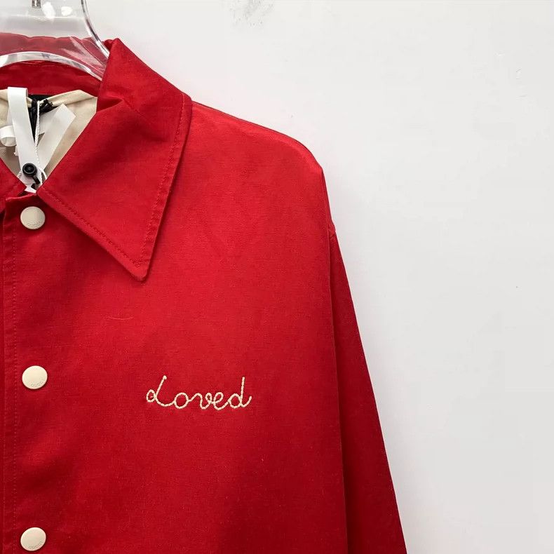 Gucci gucci red apple embroidered long sleeve jacket-dmc Size US XS / EU 42 / 0 - 3 Thumbnail