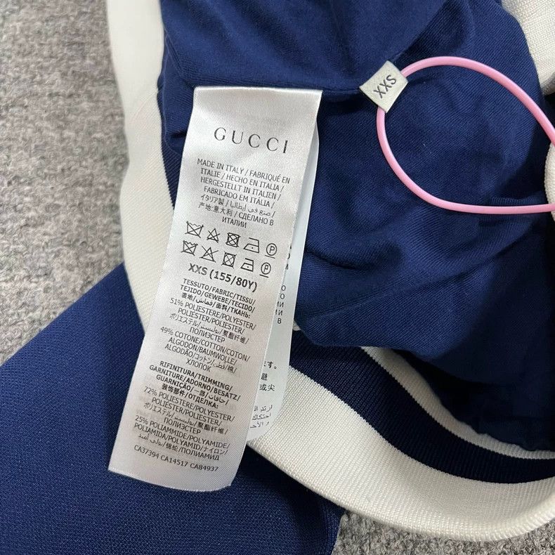Gucci gucci double g color-block varsity jacket-dmc Size US XXS / EU 40 - 7 Thumbnail