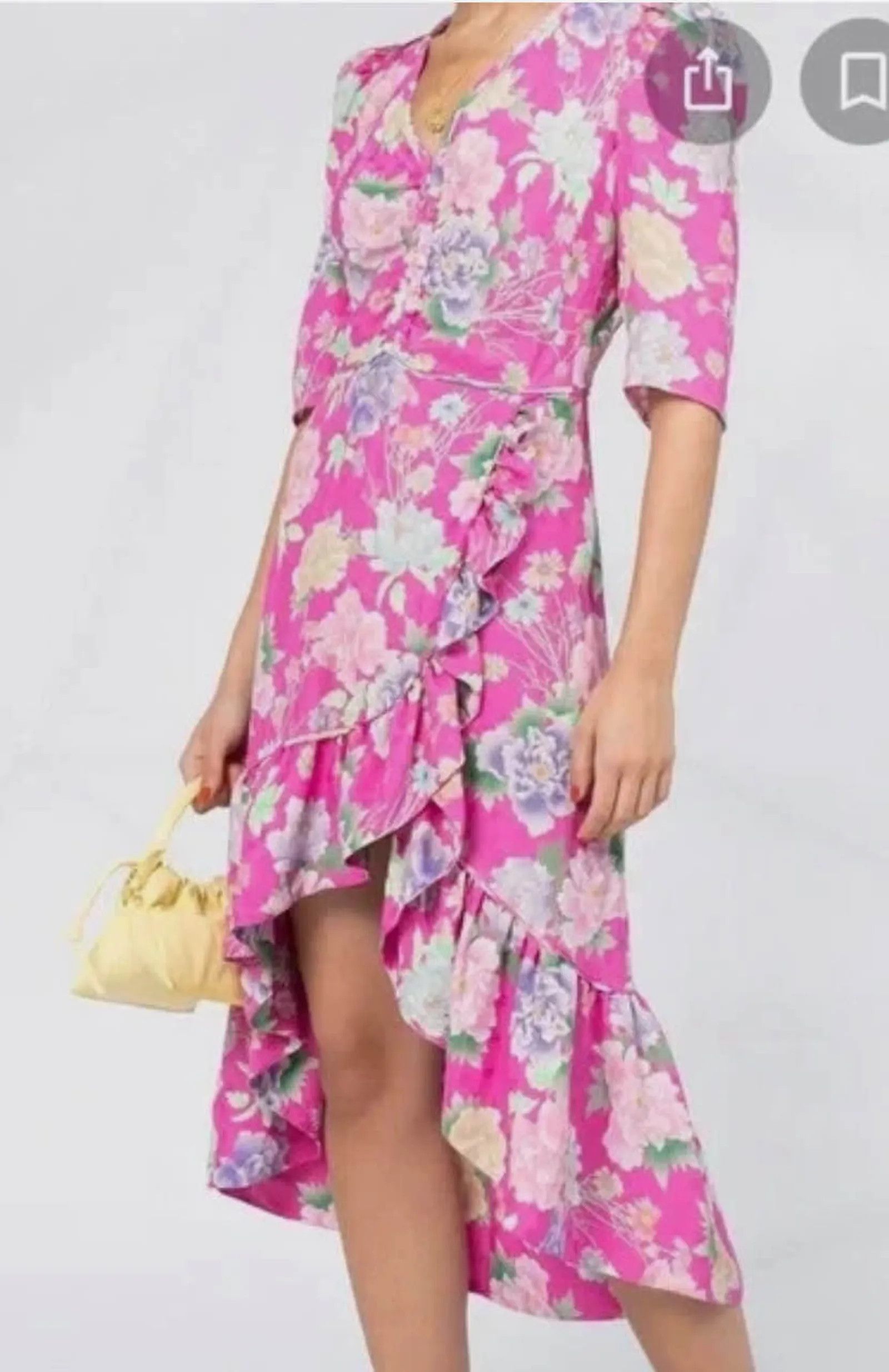 Sandro Sandro E20LEONI ROSE Dress Size XS / US 0-2 / IT 36-38 - 3 Thumbnail