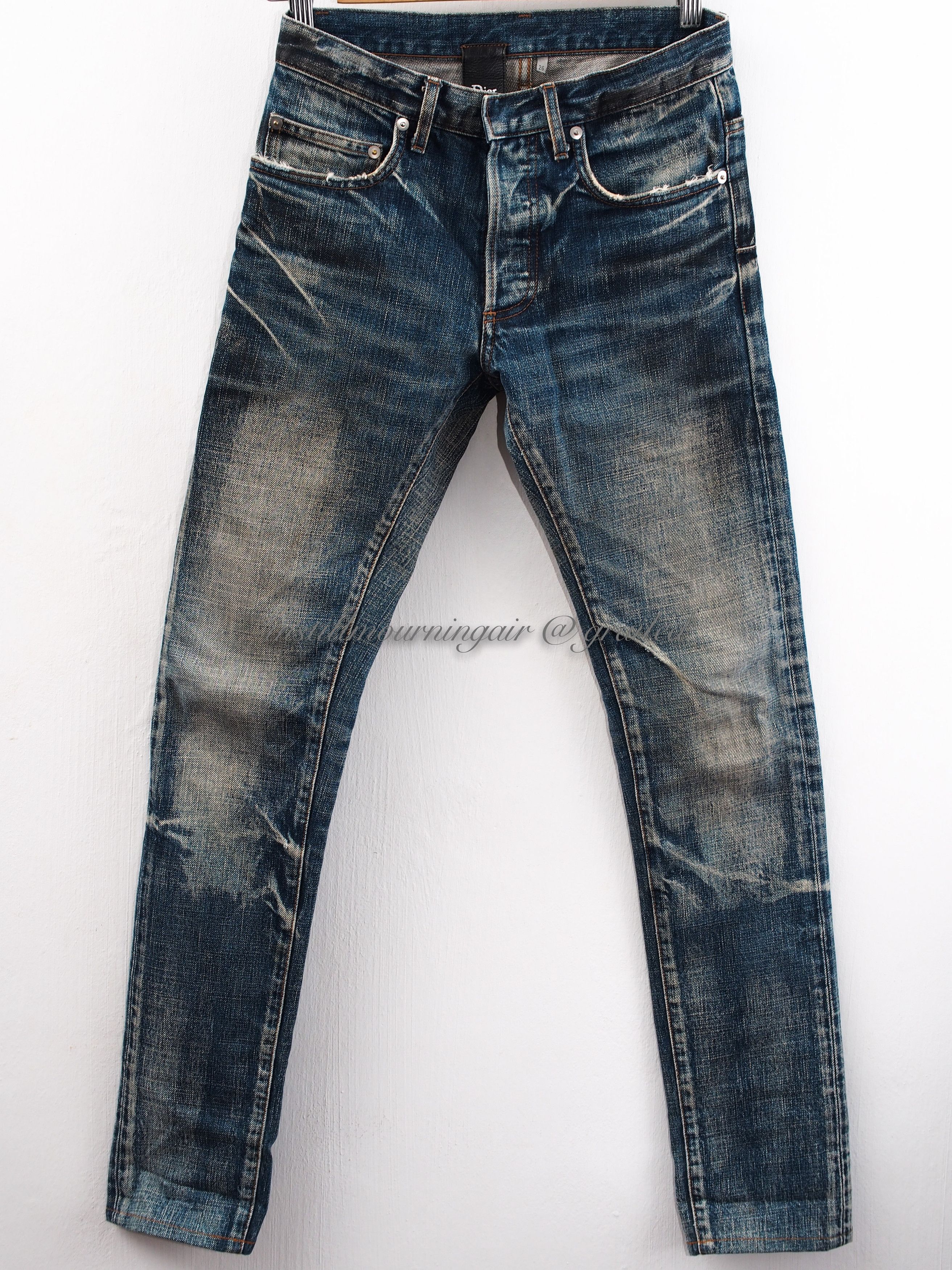希少 dior homme 10ss Fuel to Fire denim 27 - メルカリ