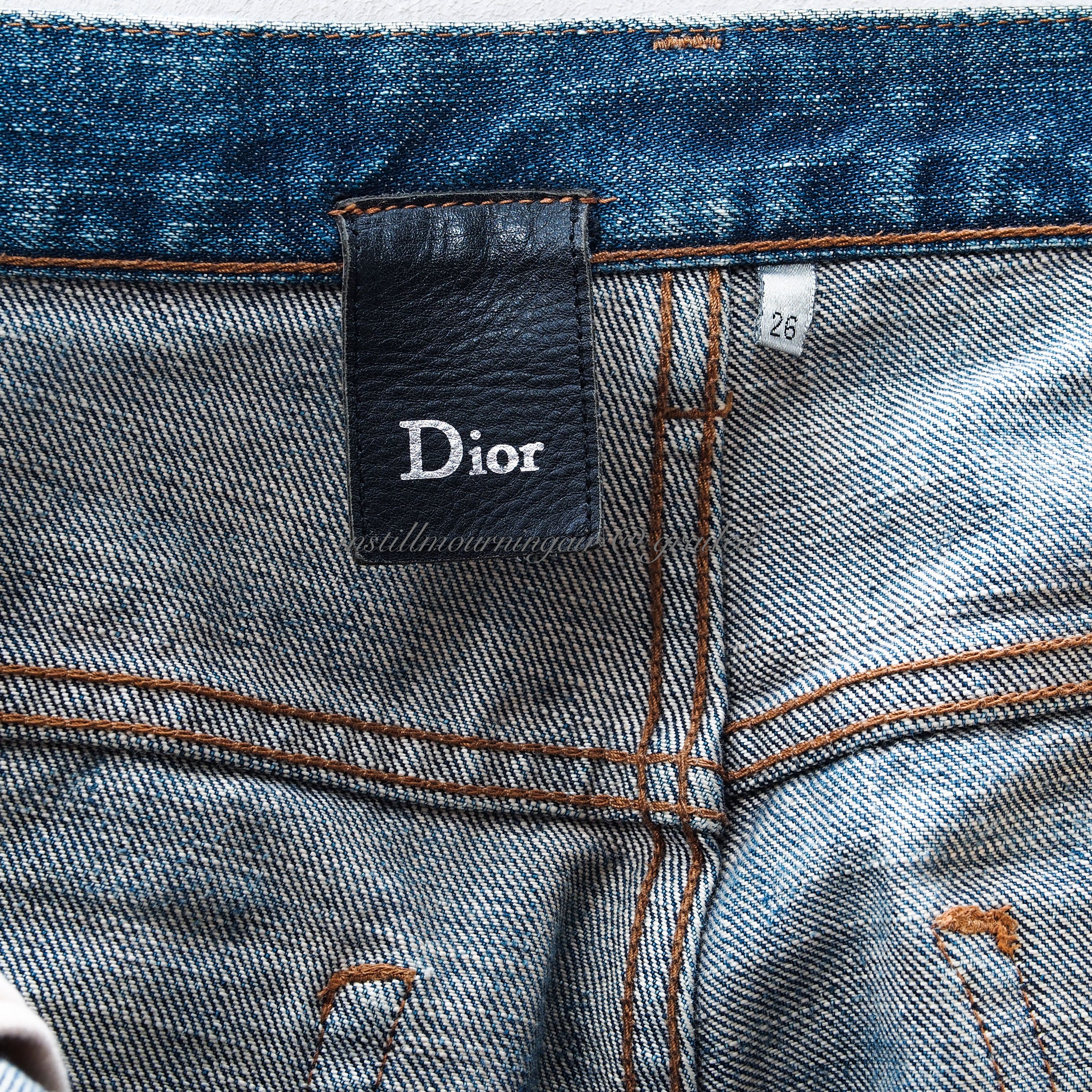 希少 dior homme 10ss Fuel to Fire denim 27 - メルカリ