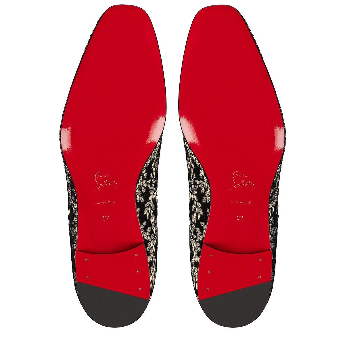 Christian Louboutin dandy chick with silver patterns Size US 6 / EU 39 - 6 Thumbnail