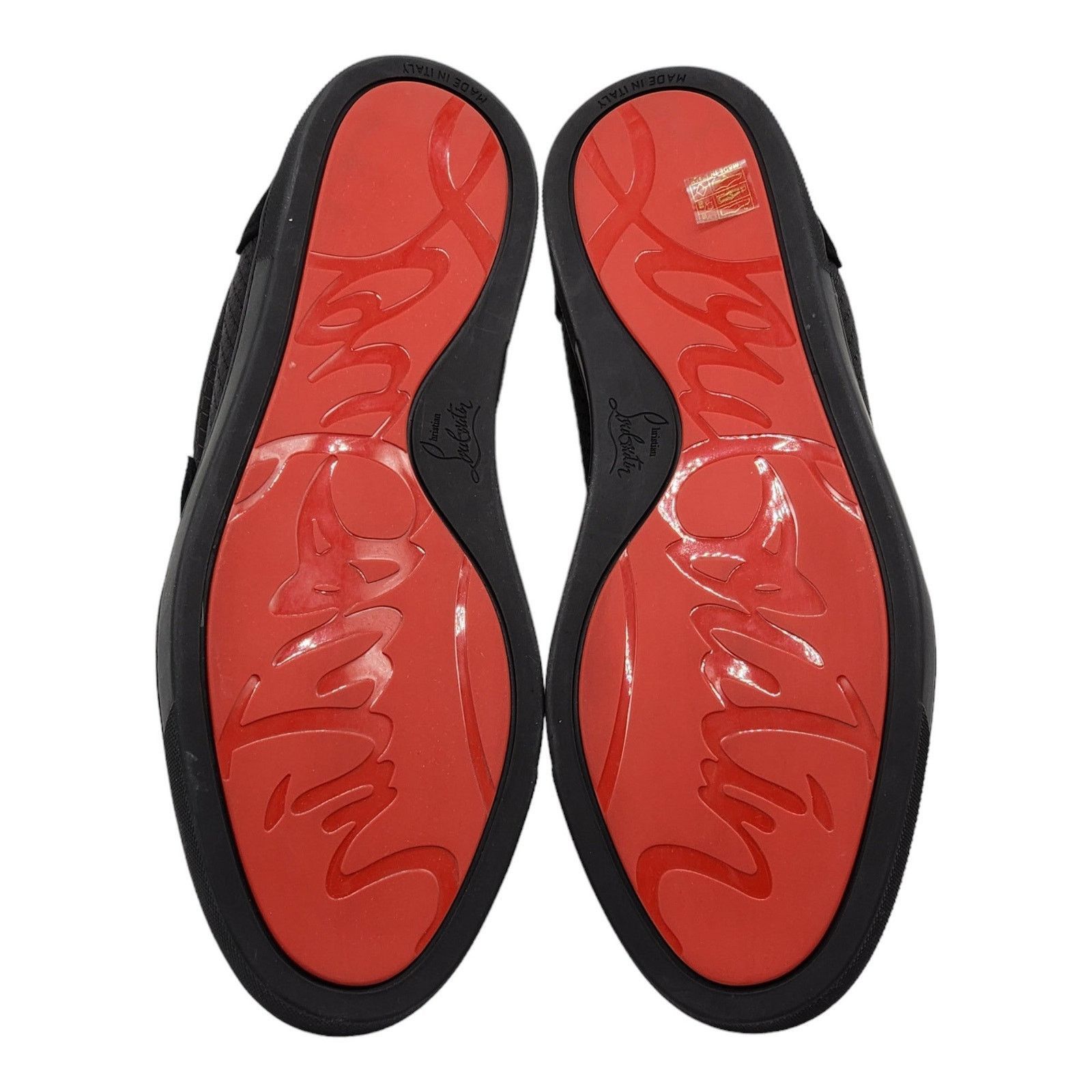 Christian Louboutin F.A.V Fique A Vontade Sneakers in Black Size US 13 / EU 46 - 5 Thumbnail