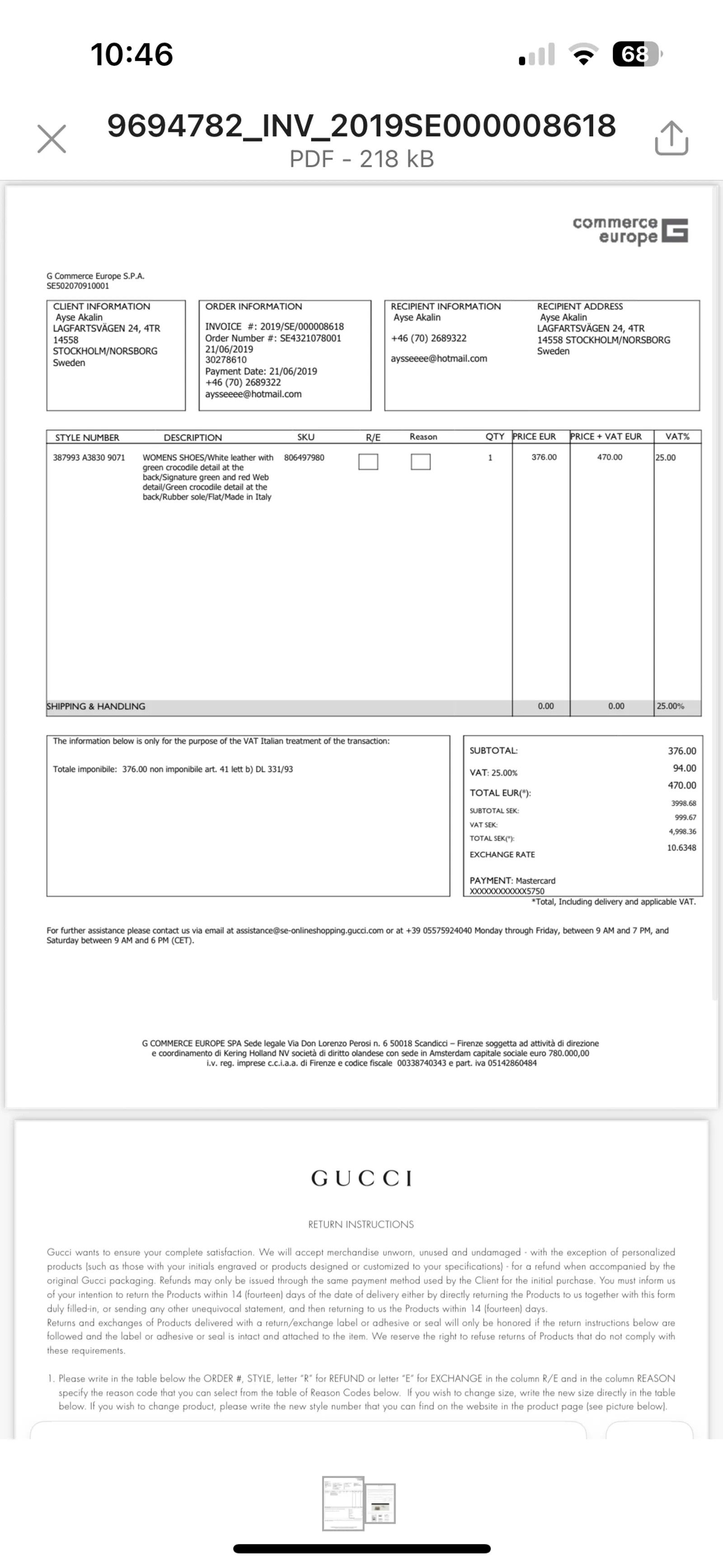 Gucci Gucci Sneakers Size US 6 / IT 36 - 3 Thumbnail