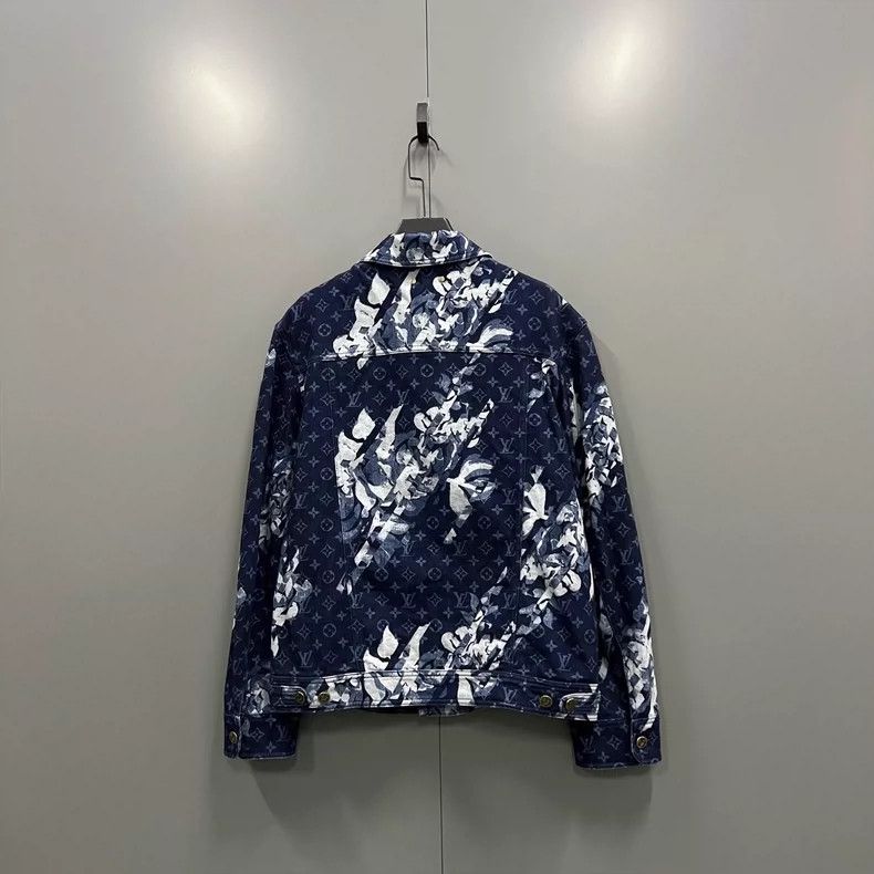 Louis Vuitton louis vuitton denim jacket with tie-dye print-dmc Size US L / EU 52-54 / 3 - 2 Thumbnail