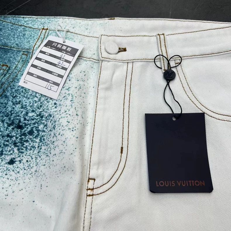 Louis Vuitton louis vuitton ink dye denim pants 31-dmc Size US 31 - 5 Thumbnail