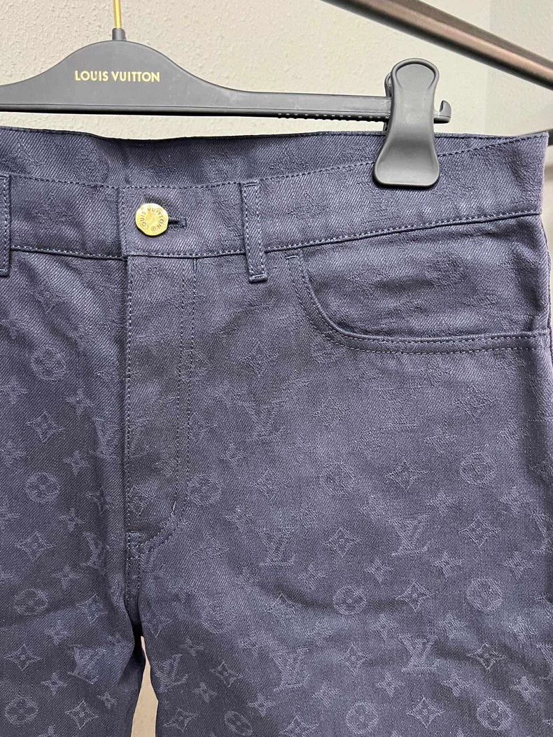 Louis Vuitton louis vuitton monogram dark denim pants-dmc Size US 36 / EU 52 - 3 Thumbnail