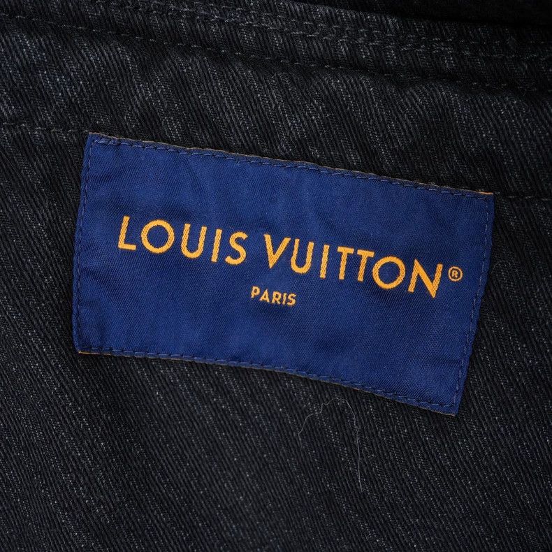 Louis Vuitton louis vuitton monogram black denim jacket-dmc Size US L / EU 52-54 / 3 - 3 Thumbnail