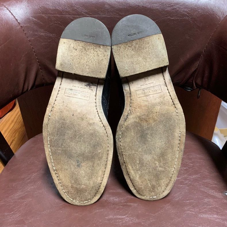 Louis Vuitton classic black baroque leather shoes, size 9.5-dmc Size US 9.5 / EU 42-43 - 7 Thumbnail