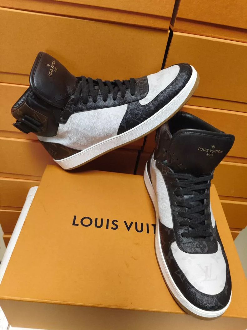 Louis Vuitton louis vuitton multicolor high-top sneakers-dmc Size US 9.5 / EU 42-43 - 4 Thumbnail