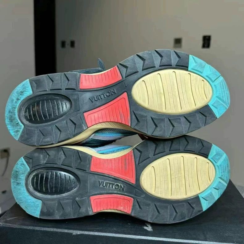 Louis Vuitton lv trail sneakers in macaron colorway-dmc Size US 8.5 / EU 41-42 - 6 Thumbnail