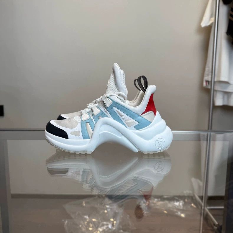 Louis Vuitton lv archlight white and blue sneakers-dmc Size US 6 / EU 39 - 5 Thumbnail