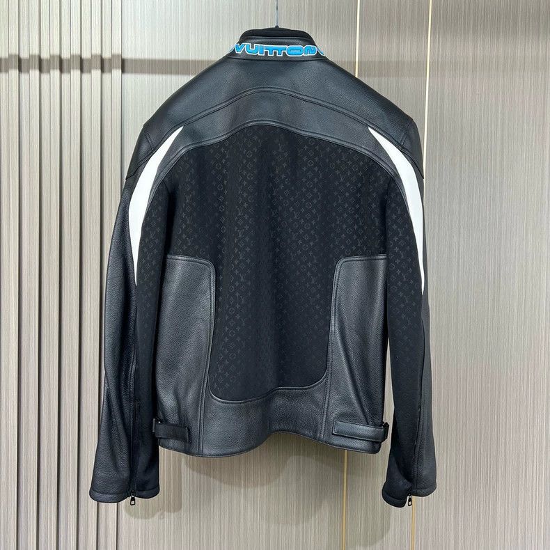 Louis Vuitton louis vuitton monogram leather bomber jacket-dmc Size US L / EU 52-54 / 3 - 2 Thumbnail