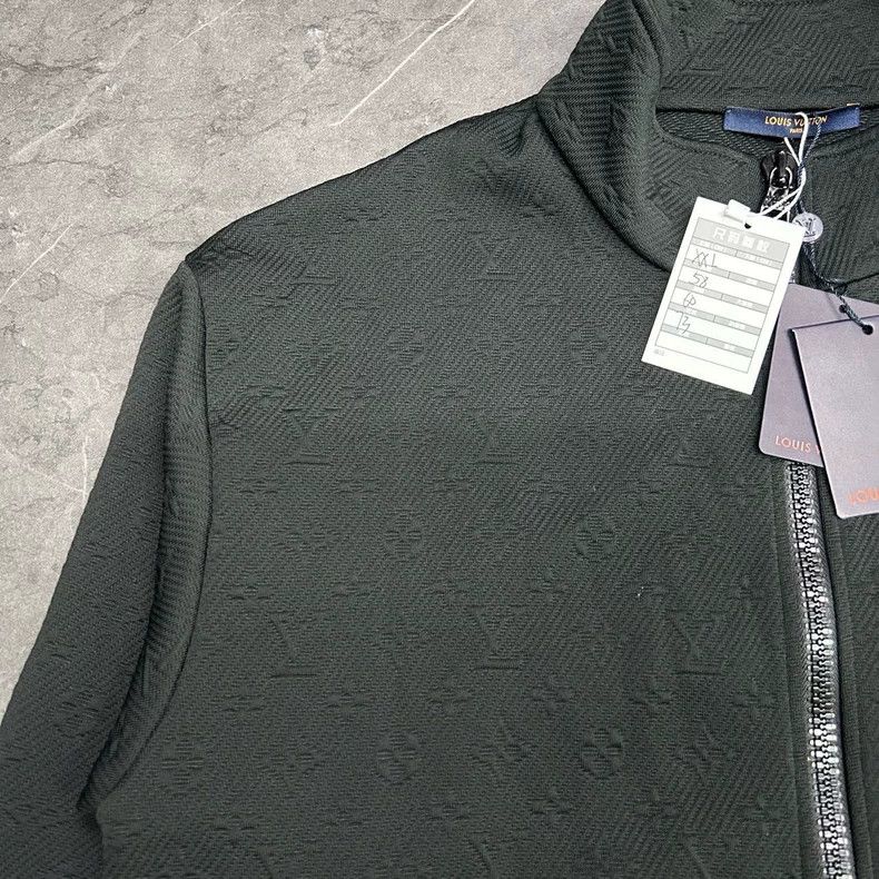 Louis Vuitton Louis Vuitton Black Logo Embossed Jacket-dmc Size US XXL / EU 58 / 5 - 5 Thumbnail
