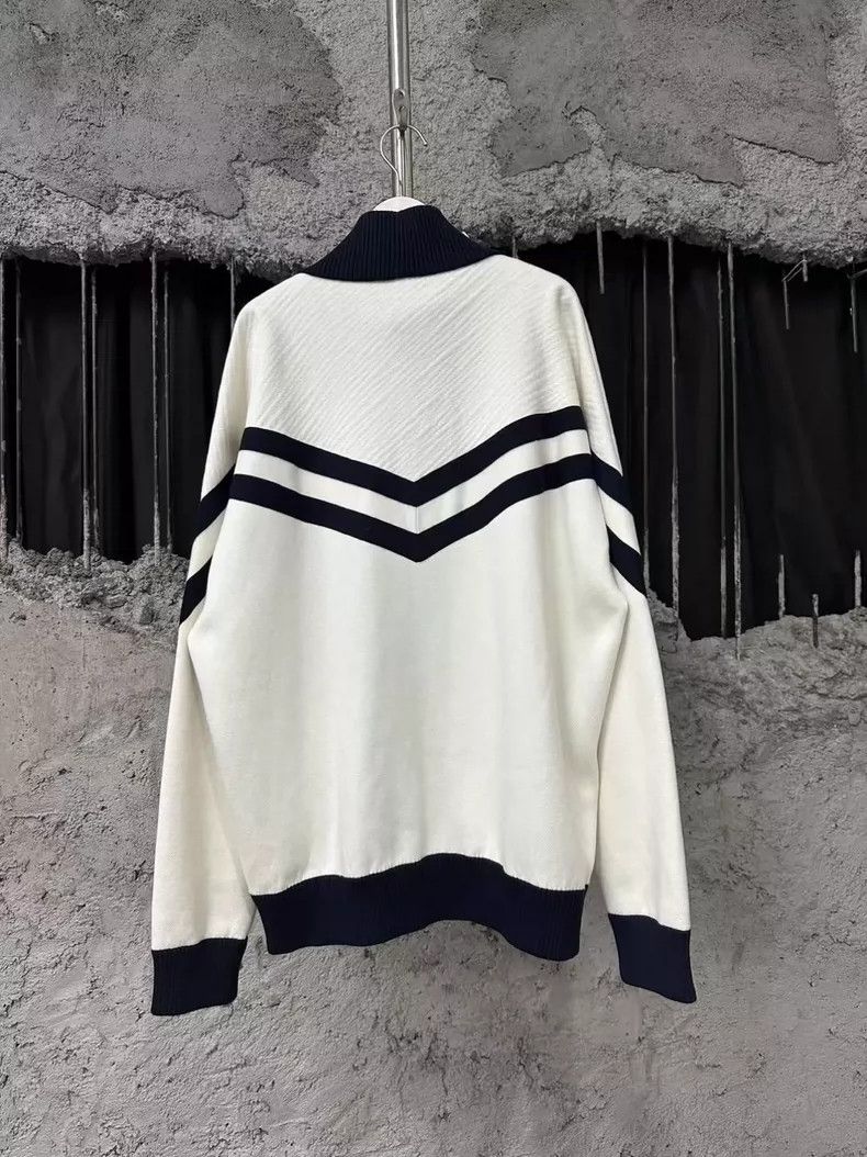 Louis Vuitton louis vuitton black and white zip jacket-dmc Size US L / EU 52-54 / 3 - 2 Thumbnail