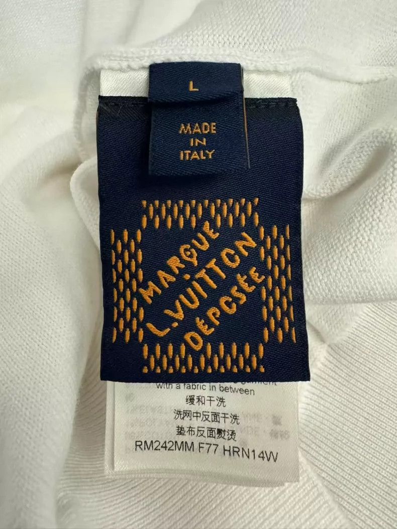 Louis Vuitton Louis Vuitton White Short Sleeve Polo Shirt-dmc Size US L / EU 52-54 / 3 - 5 Thumbnail