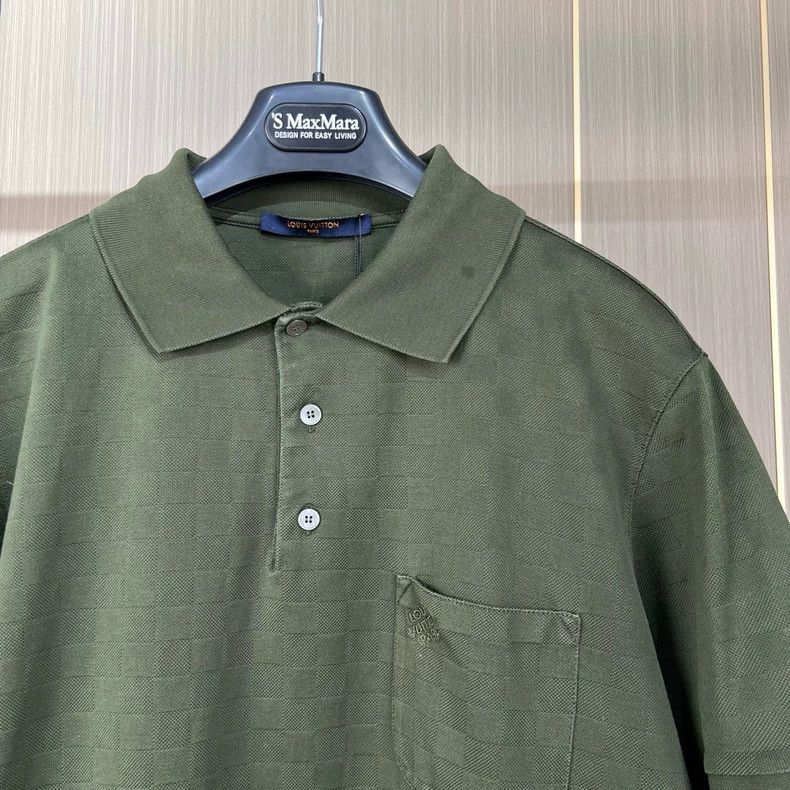 Louis Vuitton Louis Vuitton Embroidered Checkered Polo Shirt-dmc Size US M / EU 48-50 / 2 - 3 Thumbnail