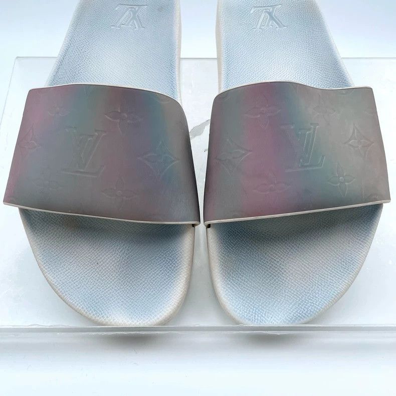 Louis Vuitton louis vuitton holographic gradient slide sandals-dmc Size US 10 / EU 43 - 3 Thumbnail